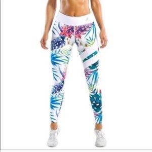 Do You Even Floral leggings - S